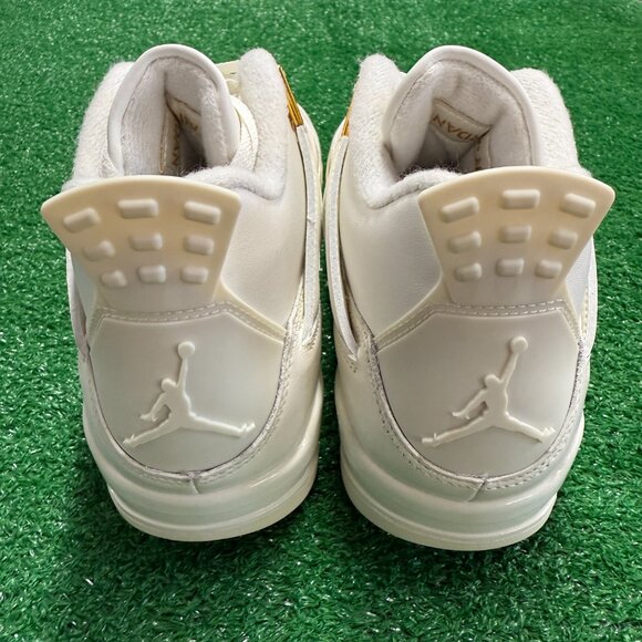 Nike Jordan 4 Retro Metallic Gold B Grade AQ9129-170 VNDS WMNS Sz 10 / Mens 8.5 - Picture 5 of 7